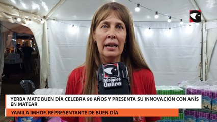 Yerba mate Buen Día celebra 90 años y presenta su innovación con anís en Matear
