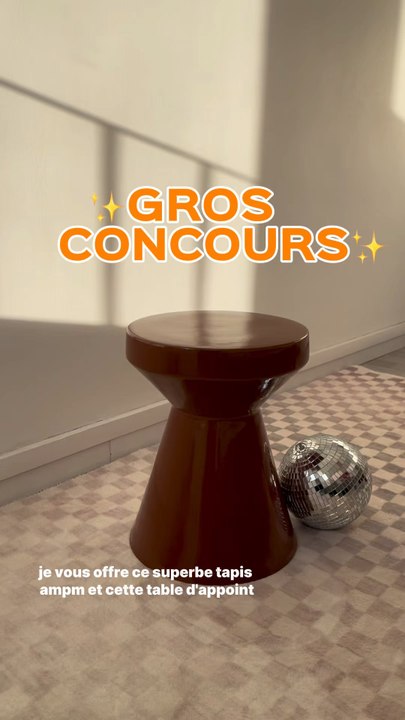 💖 CONCOUUUURS 💖  Pour participer : 🗳️ Abonne toi  💖 Like cette publication  👯‍♀️ Invite une copine fan de déco et commente pour gagner ton lot favoris   Tirage au sort le 08.12 Bonne chance à touuuus