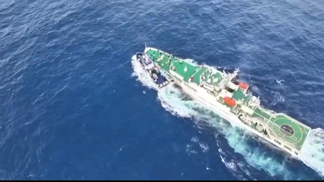 Choque en el mar de China Meridional entre barco gubernamental filipino y guardacostas chinos