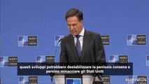 Rutte: Mosca aiuta Nordcorea con nucleare e destabilizza la penisola