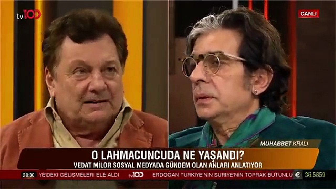 Vedat Milor lahmacuncu olayını anlattı