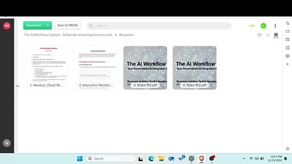 Ed Gandia Course The AI Workflow Catalyst download