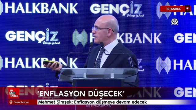 Mehmet Şimşek: Enflasyon düşmeye devam edecek