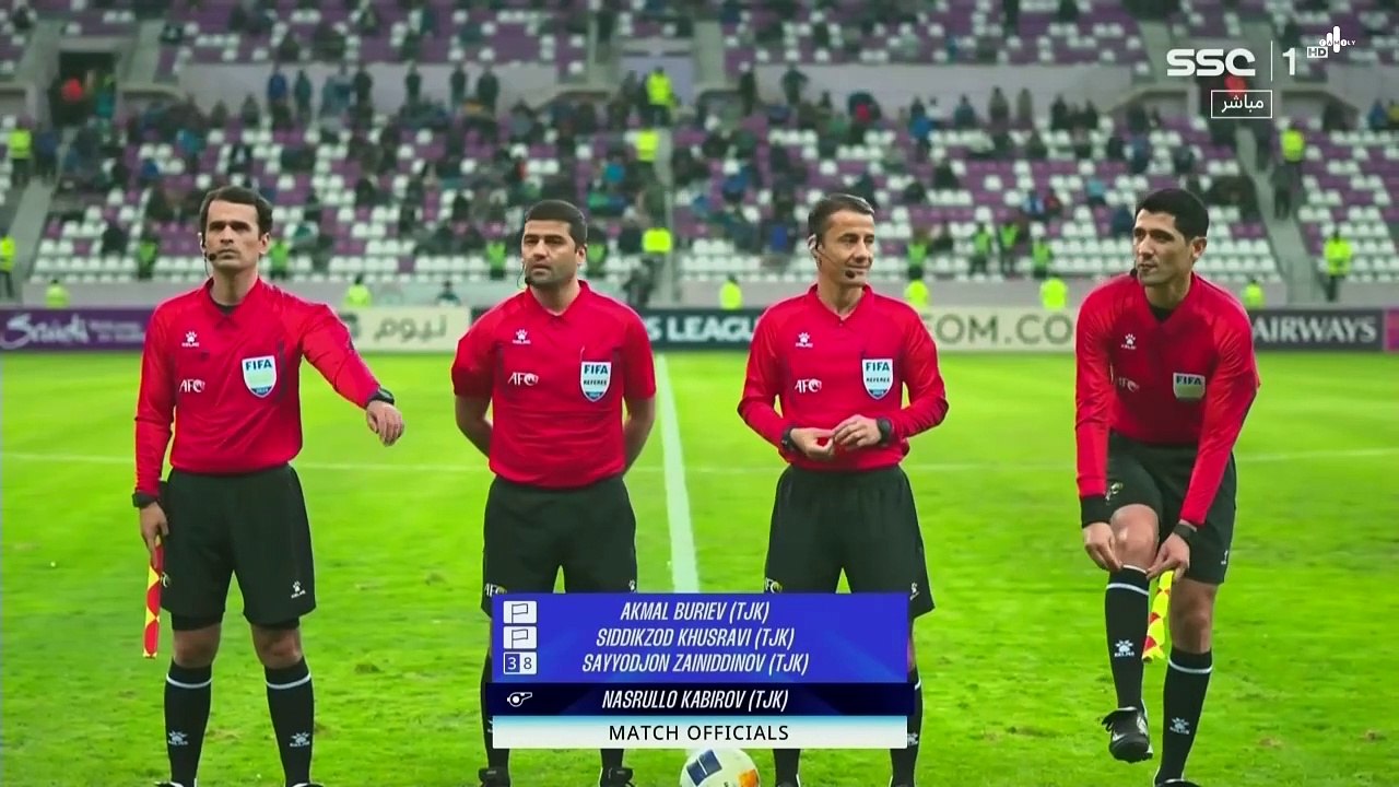 دوري أبطال آسيا 2  القوة الجوية - العراق التعاون - السعودية  الشوط الاول 2024-12-04