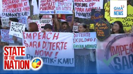 Betrayal of public trust, tinukoy na basehan ng ikalawang impeachment complaint vs. VP Sara Duterte | SONA