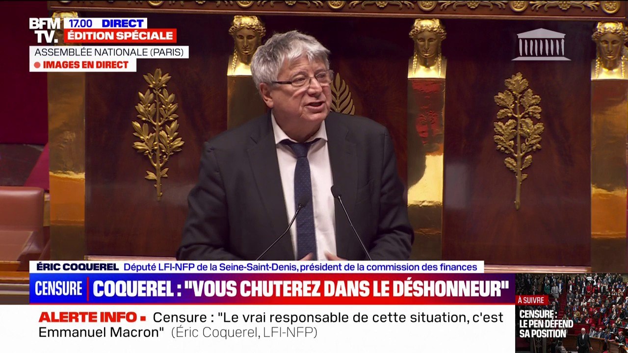 Éric Coquerel (LFI): "Le chaos est déjà là, il est politique, économique et social"