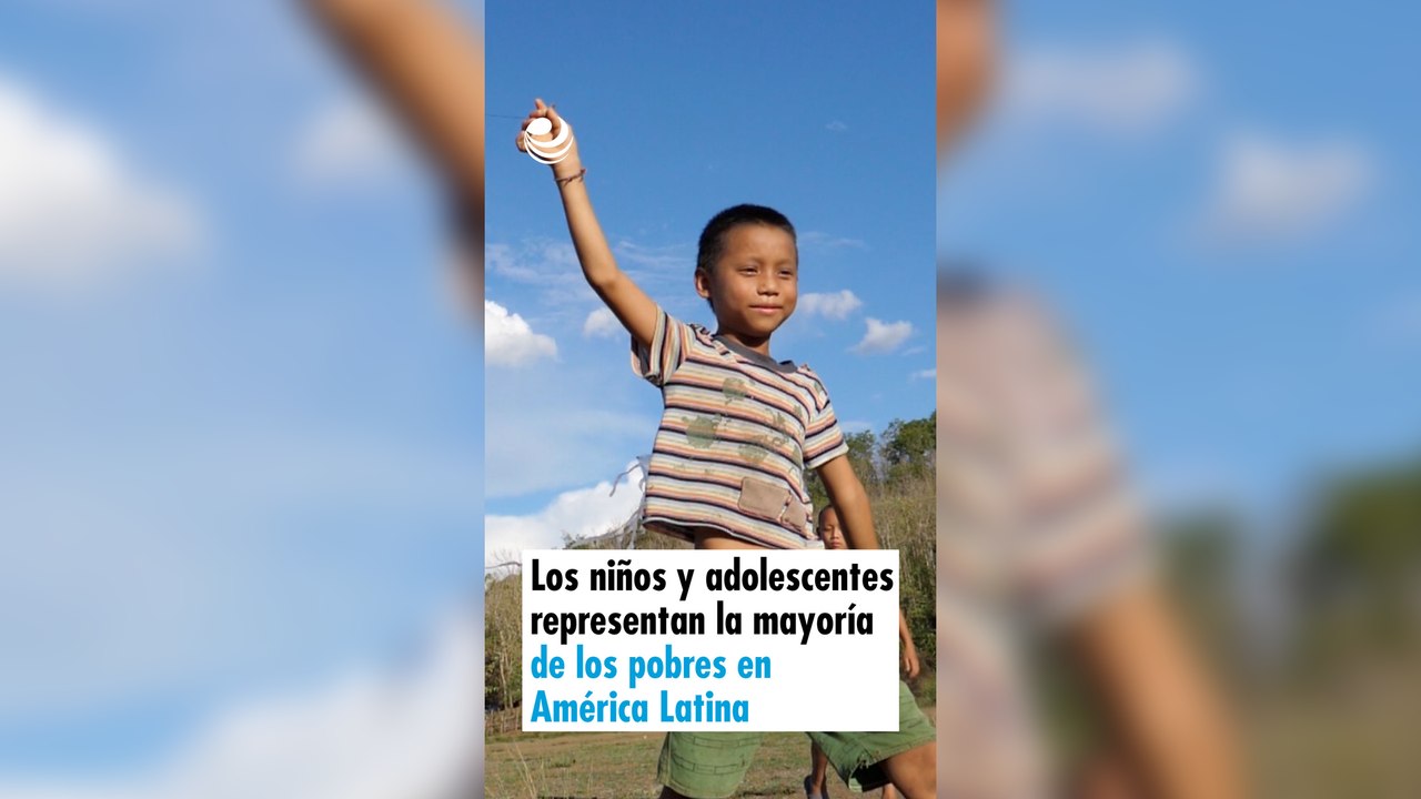 Los niños y adolescentes representan la mayoría de los pobres en América Latina
