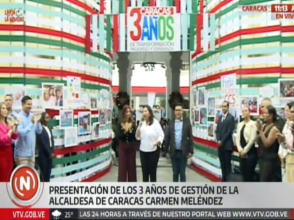 Alcaldesa Carmen Meléndez presenta Expogestión en el Museo de Caracas por 3 años de transformación