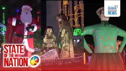 Kulturang Pinoy, tampok sa christmas display sa Liwanag Park  | SONA