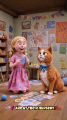 Luna and mr. Whisker the wheel of the bus | Classic Nursery Rhyme for Kids | kidspoems |