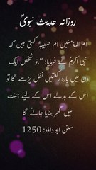 Daily hadees | rozana hadees | sahih bukhari 1250 | Quran aur hadees || Daily Blink
