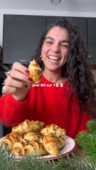 Jour 80/100 - Mini croissants apéro au saumon 🥐