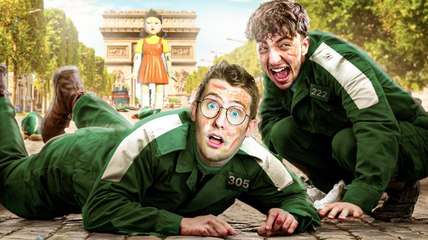 JE PARTICIPE AU 1 2 3 SOLEIL DE INOXTAG AUX CHAMPS ELYSEES (SQUID GAME)