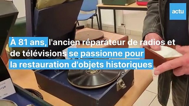 Jean rénove des gramophones de 1920 dans le Calvados : des pièces d'histoire à découvrir