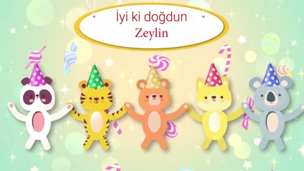 İyi ki Doğdun Zeylin - İsme Özel Çocuk Doğum Günü Şarkısı