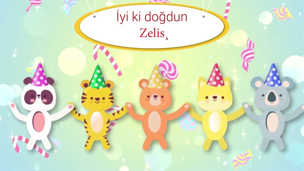 İyi ki Doğdun Zeliş - İsme Özel Çocuk Doğum Günü Şarkısı