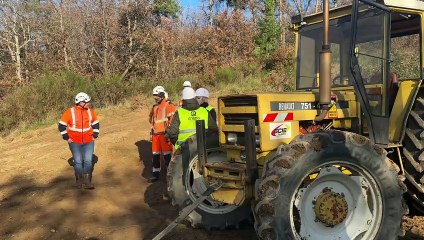 Un hélicoptère pour réparer les dégâts causés par les tempêtes