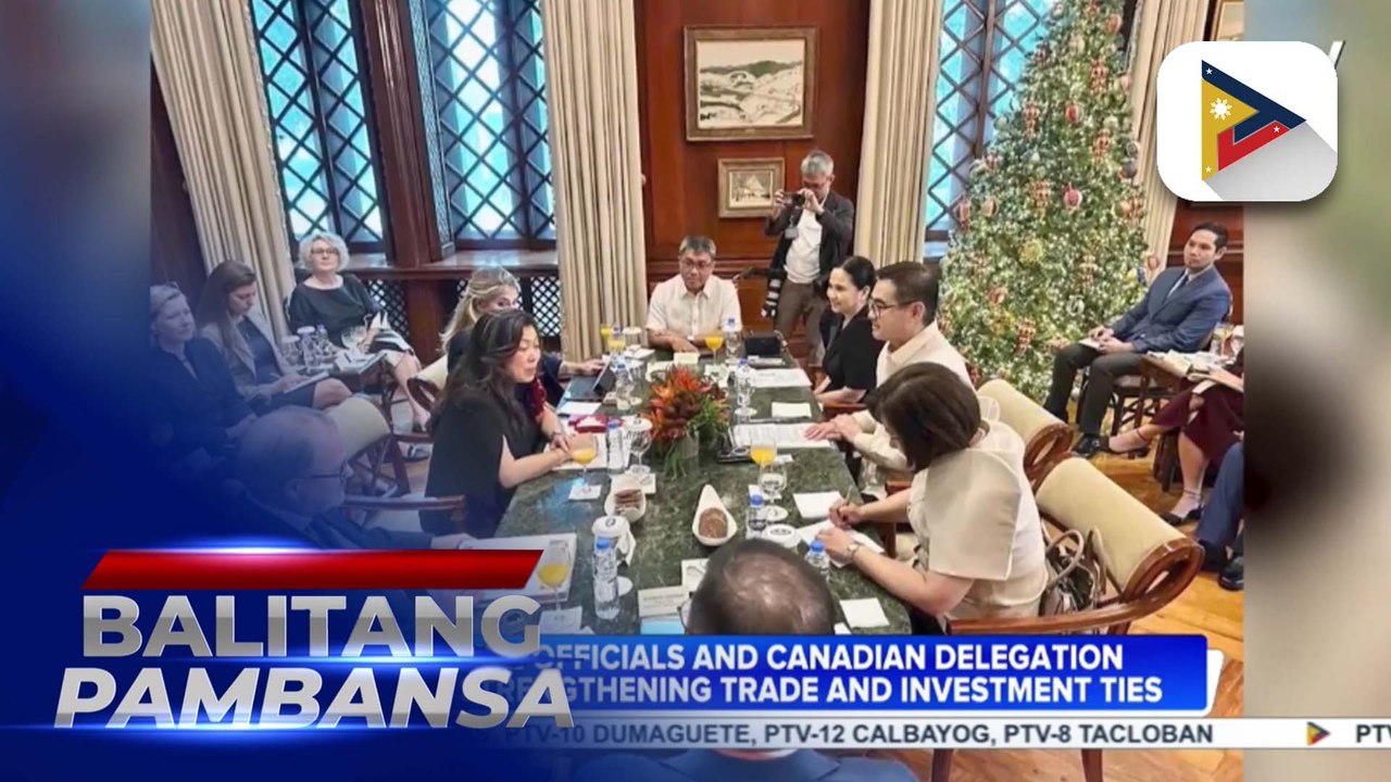 Philippine officials and Canadian delegation discuss strengthening trade and investment ties