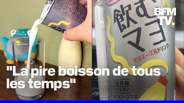 La pire boisson de tous les temps : cette mayonnaise à boire dégoute les internautes japonais