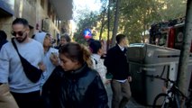 Un incendio en Consell de Cent deja siete heridos leves y moviliza diez dotaciones de bomberos