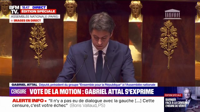 Gabriel Attal: Nous en sommes au point où les Français n'écoutent plus les politiques parce que tout cela tourne désormais à vide