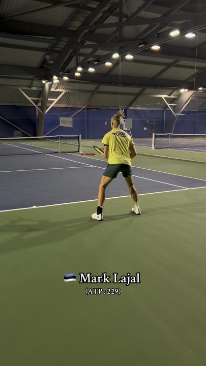 Mark Lajal destroying the ball on the forehand side ⚒️