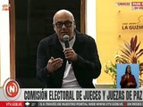 Jorge Rodríguez: La primera etapa de la elección de jueces de paz comunal culminó el día domingo