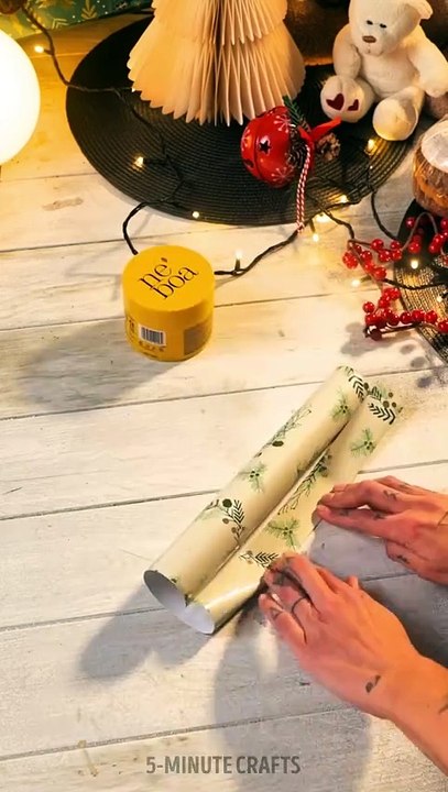 Magical Christmas cylindrical box package🎁