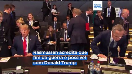 Rasmussem defende entrada da Ucrânia na NATO e diz que Putin "pode ser surpreendido" por Trump