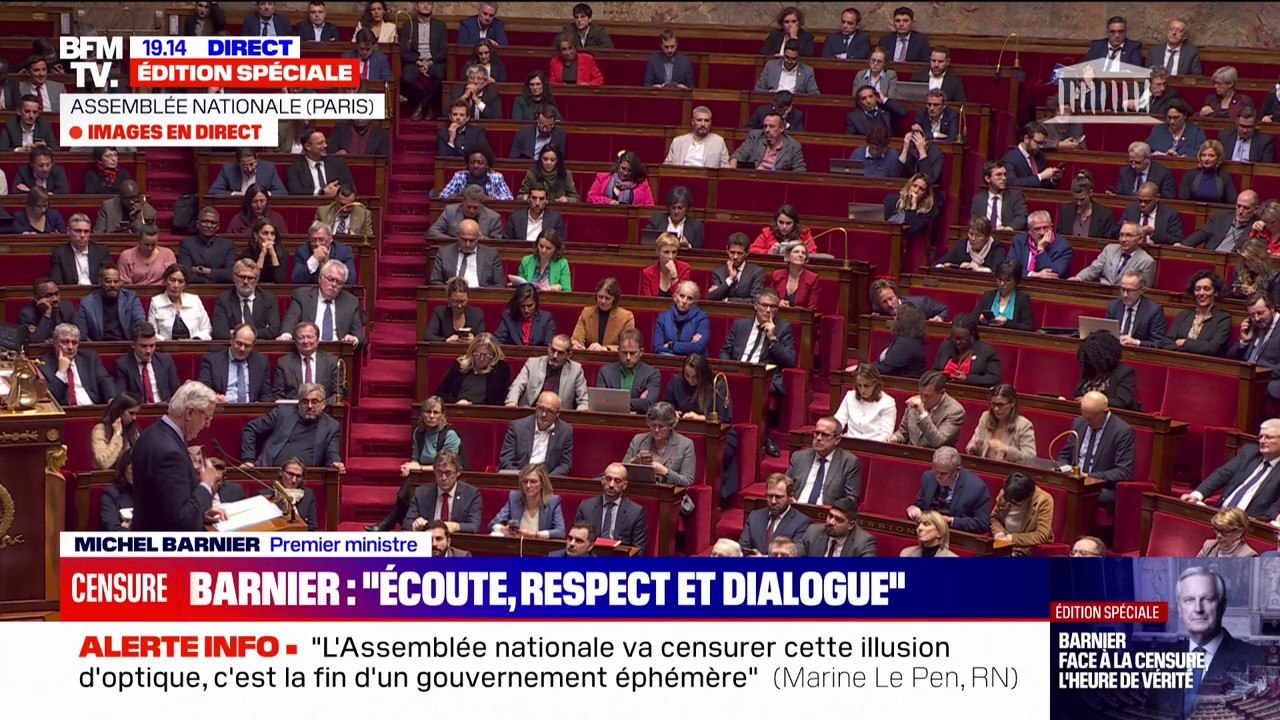 Michel Barnier à Marine Le Pen: "Nous n'avons pas la même idée de la souveraineté et du patriotisme"