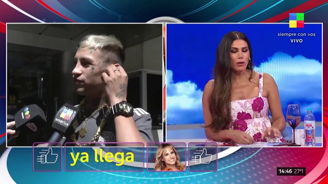 L-Gante en Intrusos : Con Wanda Nara estoy bien