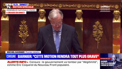 Michel Barnier: "Je suis fier d'agir pour construire plutôt que pour détruire"