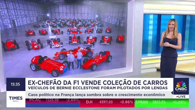 Bernie Ecclestone, ex-chefão da F1, vende coleção valiosa de carros pilotados por lendas