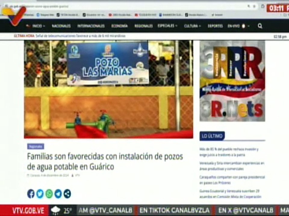 Más de 800 familias son favorecidas con la instalación de pozos de agua potable en el edo. Guárico