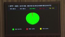 '탄핵추진' 반발 검사들 감사요구안, 야당 단독 본회의 의결 / YTN