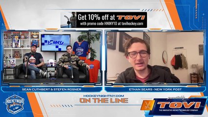 On The Line: Ethan Sears Discusses the Islanders Power Play