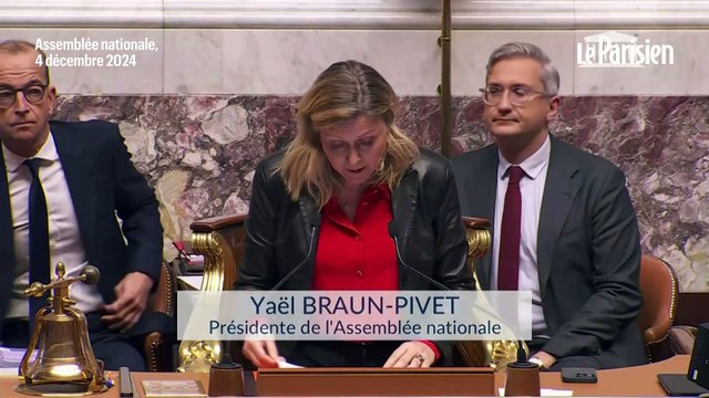 Les députés adoptent la motion de censure