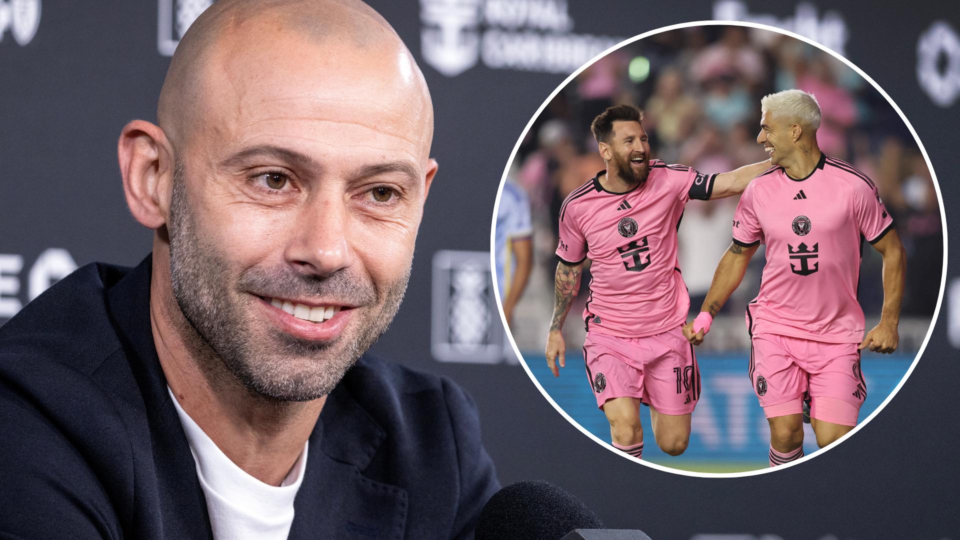 Javier Mascherano no quiso prometer títulos a la afición del Inter Miami