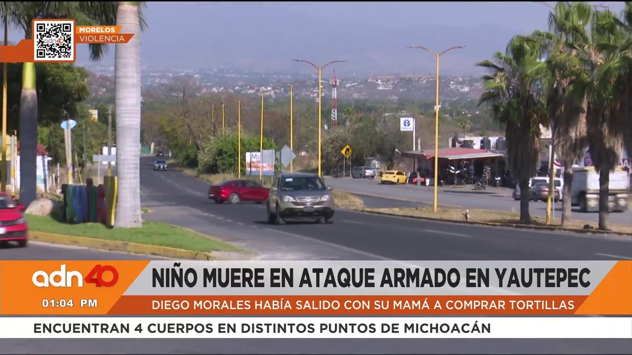 Niño de 11 años fue asesinado por bala perdida durante ataque armado en Yautepec