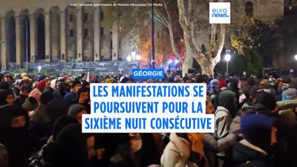 Géorgie : les manifestations se poursuivent après plusieurs jours de mobilisation
