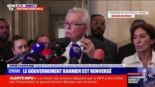 André Chassaigne (PCF) demande un Premier ministre de gauche issu du NFP pour construire autre chose