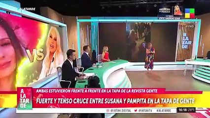 Pampita encaró a Susana Giménez
