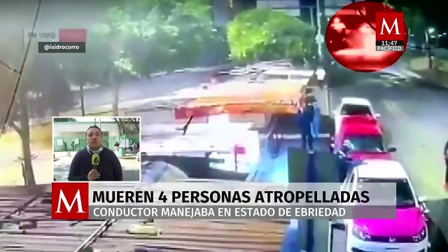 Familiares de personas atropelladas en Churubusco piden que conductor pague por gastos médicos