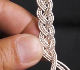 Wear your change! Turning coin into beautiful laced bracelet!