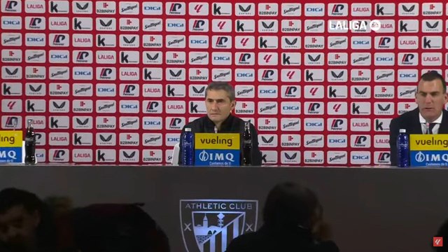 Ernesto Valverde en sala de prensa: Athletic Club 2 - Real Madrid 1