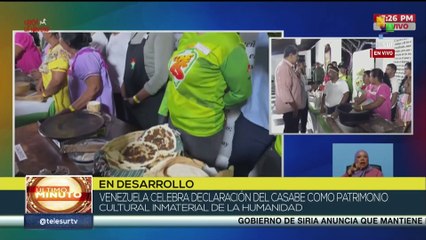 Venezuela celebra declaración del casabe como patrimonio cultural