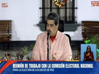 Pdte. Maduro: Se han postulado más de 52 mil jueces y juezas de paz