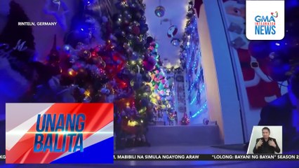 Bahay sa Germany, world record holder sa pagkakaroon ng 605 Christmas trees na dekorasyon | Unang Balita
