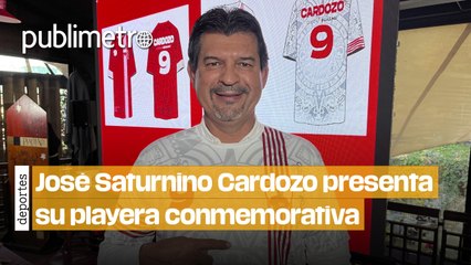 José Saturnino Cardozo presenta su playera conmemorativa “Diablo Mayor”