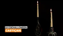 DIY de Halloween: Castiçais assustadores